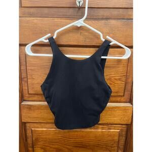 Lululemon Align High-Neck Tank Top Black sz 4 Women's $68